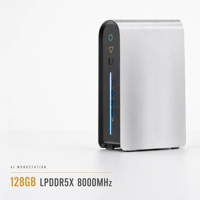 Mini-ordinateur de jeu AMD Ryzen AI Max+ 395 16 cœurs, SSD 2 To, RAM LPDDR5X 128 Go, Graphiques intégrés AMD Radeon 8060S, Windows 11