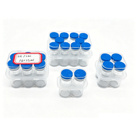 Flacons en verre borosilicaté neutre 3ml 5ml 7ml 10ml stériles jetables avec bouchon en aluminium et emballage en sachet respirant pour antibiotiques/liquides