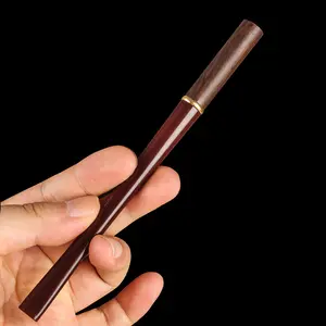 Long Mouthpiece Wholesale Wood+Rubber Straight Men Women Smoking Tobacco Cigarette Holder Filter Mouthpiece Tips