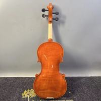 Violon allemand 4/4 en épicéa à face en érable flamme, finition brillante ou mate, prix usine, vente en gros