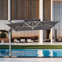 Base en aluminium extérieur Patio Umbrella Stand Hotel Garden Umbrella pour une utilisation pour les jardins et les hôtels