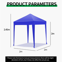 Carpa Publicitaria Plegable y Retráctil para Exteriores, Resistente a la Lluvia, con Texto Impreso, Sombrilla Grande de Cuatro Patas, Refugio para Coches
