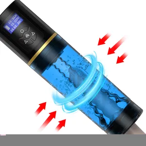 Electric Penis Enlargement Vacuum Pump Male Masturbator Cup Penis pump Training with Spa Sex Machine For Man Erotic toys