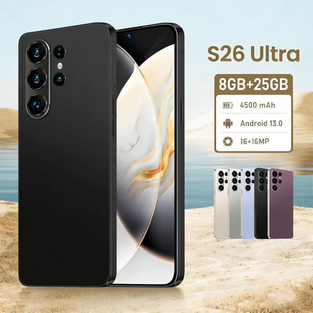 S26 Ultra 6.6-inch large screen 4G full network smartphone 256GB dual card facial recognition long battery backup