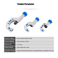 Couteau de coupe manuel DUNNEX pour tubes de climatisation - Outil de coupe de tubes en alliage d'aluminium et de cuivre