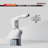Bras de robot articulé industriel MOKA MB20-2100 à 6 axes avec moteur à engrenages et PLC