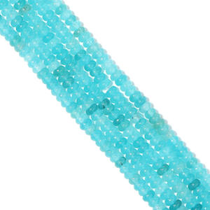 2*4mm pallina di pietra di abaco naturale Howlite cristallo aventurina nera agata ruota Rondelle perle di pietre sciolte fai da te creazione di gioielli - Product Image 3