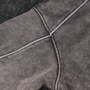 Sweat à capuche délavé à l'acide personnalisé de haute qualité 100% coton lourd à épaules tombantes pour hommes - Product Image 5