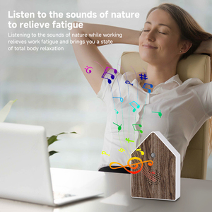 Nouveauté 2026 : Boîte à musique moderne à bruit blanc, haut-parleur imitant le chant d'oiseaux pour jardin, cour, fête et articles fantaisie, vente en gros - Product Image 6