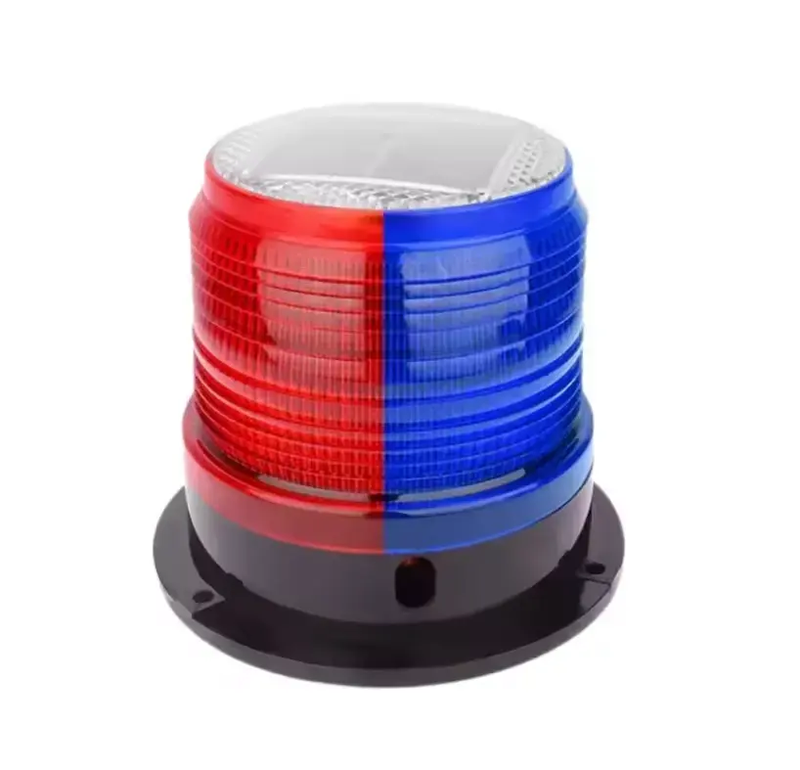Solar Warning Light Red Yellow Blue