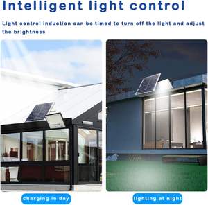 Wholesale 40W-300W IP65 Waterproof <b>Solar</b> Flood <b>Light</b> LED for Outdoor Garden & Yard Dimmable - Product Image 2