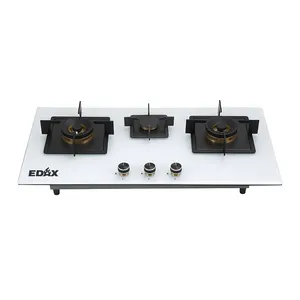 Gas stove embedded natural gas liquefied desktop household fierce gas stove manufacturers 3 burner