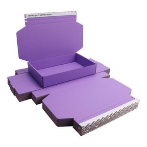 Luxury Purple Paper Gift <b>Box</b> With Your Logo Recycled <b>Empty</b> Shipping <b>Box</b> for Makeup Hair Wholesale Paper Cosmetic Packaging <b>Box</b> - Product Image 1