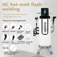 Appareil de massage corporel et facial à micro-courant 10-en-1 Hot Melt Master pour drainage lymphatique, soin des points d'acupuncture et mise en forme