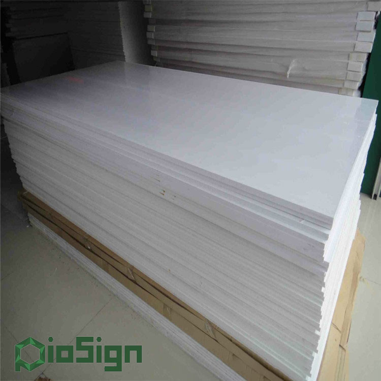 PINSHENG Customizable 18mm Pure White PVC Foam Board Hot Size for Advertising Construction Processing Service Cutting