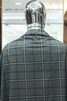 Tela de Camisería de Primera Calidad, Transpirable, de Bambú Elástico, Sin Arrugas, Teñida con Hilo, a Cuadros, para Camisas de Hombre