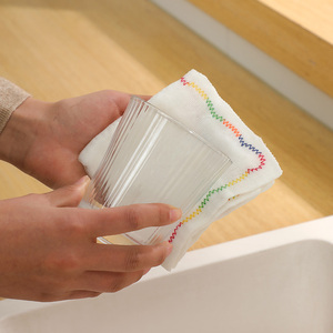 منشفة مطبخ نظيفة قابلة لإعادة الاستخدام بدون رائحة ، مناشف فسكوز للاستعمال مرة واحدة ، ماصة للماء للغاية ، قماش خرقة لأطباق الخيزران - Product Image 5