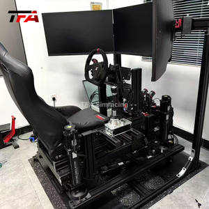 aluminium simulateur de cockpit de course siège voiture conduite simulateur de course jeu de cockpit simulateur de course - Product Image 2