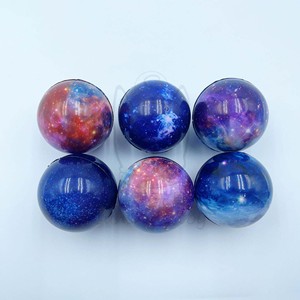 固体聚氨酯泡沫9行星教育6.3厘米直径应力消除和教育工具星空弹力球挤压玩具 - Product Image 4