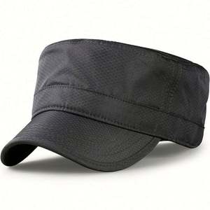 Casquette d'été respirante en maille à calotte plate pour homme – Idéale pour le quotidien et les activités de plein air - Product Image 4