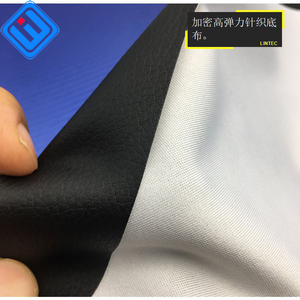 Cuero Sintético Semi-PU de Alta Calidad y Bajo Costo, Elástico en 4 Direcciones, Autoadhesivo, con Patrón de Lichi, para Revestimiento de Tablero y Volante de Auto - Product Image 1