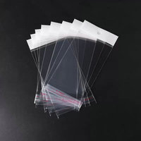 Sacs d'emballage en cellophane transparent OPP de qualité alimentaire, autocollants, taille personnalisée pour les collations, les bonbons, la boulangerie, l'emballage ménager
