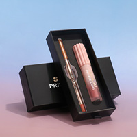 Kit de maquillage pour les lèvres de qualité professionnelle, sans logo, pour l'exportation, comprenant un crayon à lèvres waterproof 12 couleurs et un gloss longue tenue 65 couleurs, taille standard