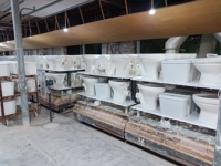 SAIRI Ensemble de toilette et évier de salle de bain Mini ensemble de toilette sanitaire P Trap