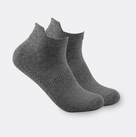 Chaussettes basses pour femmes 6 couleurs à la mode Dot Glue Design tissu éponge avec talon Tab Sports Chaussettes de sol respirantes