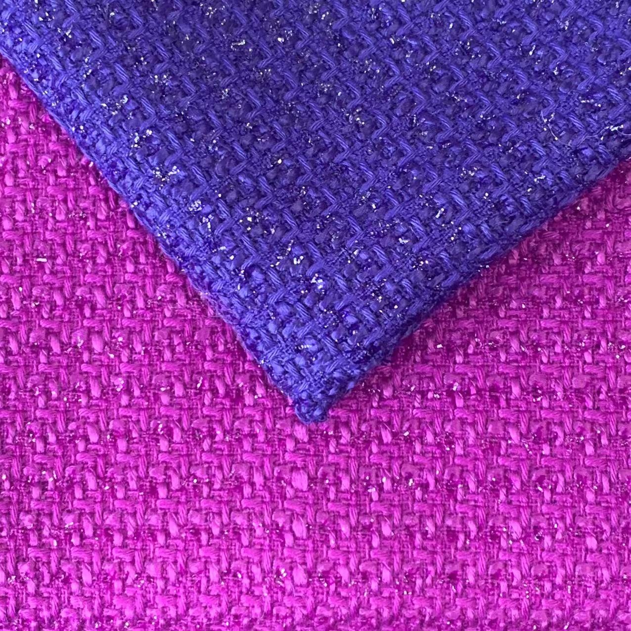 All Seasons Fabrics Beautiful Metallic Sparkle Retro Style Silk Mosaic Tweed Clothing and Home Textile