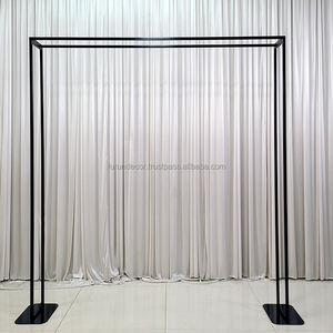 Furun al aire libre boda arco hierro Metal diseño elegante telón de fondo soporte para flor exhibición evento Decoración - Product Image 4