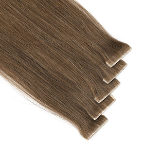 Extensiones de Cabello Humano Virgen Chino de Doble Trama, Cinta Adhesiva Invisible de PU, Alta Calidad, Puntas Gruesas, Color Natural, Larga Duración, Marca K.SWIGS - Product Image 5