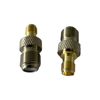 Adaptador F/SMA-KK de Buena Calidad de Fábrica, Conector F Hembra a SMA Hembra, Adaptador F a SMA