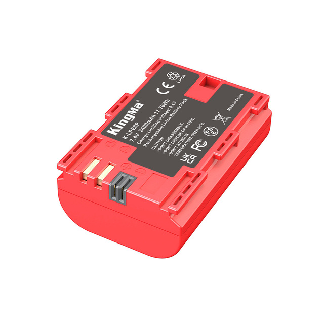 KingMa High Capacity LP-E6P Digital Camera Battery for Canon R5 MARK II 2400mAh Brand New with RoHS MSDS UN38.3 Certifications