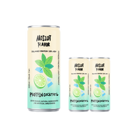Cóctel de Proteína de Suero con Sabor a Mojito, 10% ABV, Sin Azúcar, Listo para Beber, en Lata/Botella, 330 ml, Bebida Proteica Saludable