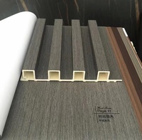 Vente chaude de panneaux de cloison en WPC pour intérieur, panneaux muraux en PVC, panneaux de lattes en WPC, panneaux de grande muraille pour décoration intérieure