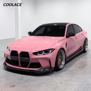 Bán buôn Lolita màu hồng bóng xe bọc vinyl phim CuộN tùy chỉnh bong bóng miễn phí đầy màu sắc TPU ppf phim - Product Image 3