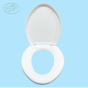 Asiento de Inodoro de Plástico Chung Long, Moderno, Universal, de PP, en Forma de V, con Tapa Cerrada, Bisagras de Cierre Lento, Forma Alargada 1 - Product Image 4