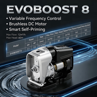 Pompa Booster VFD Cerdas EVOBOOSTER 370W dengan Aksesoris Lengkap, Pompa Air Self Priming Tekanan Konstan untuk Ekspor