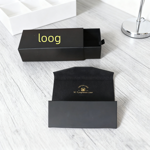 Étui <span class=keywords><strong>à</strong></span> <span class=keywords><strong>lunettes</strong></span> en cuir PU <span class=keywords><strong>rigide</strong></span> personnalisé fait main, étui pliable pour <span class=keywords><strong>lunettes</strong></span>, boîte d'emballage, logo personnalisé, étui <span class=keywords><strong>à</strong></span> <span class=keywords><strong>lunettes</strong></span> - Product Image 4