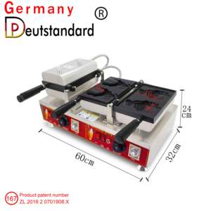 Comercial tayaki máquina <span class=keywords><strong>wafle</strong></span> pescado helado torta de tayaki cono máquina para la venta - Product Image 4