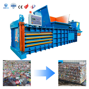 مكبس صناعي للخردة المعدنية لإعادة تدوير علب الألمنيوم، آلة ضغط أفقية للخردة الفولاذية والنحاسية - Product Image 1