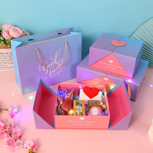 Nước Hoa Sang Trọng Mỹ Phẩm Xà Phòng Bộ Quà Tặng Cao Cấp Sáng Tạo Cứng Nhắc Hộp Vật Liệu Tái Chế Tùy Chỉnh Kích Thước Logo Valentine Của Ngày Hộp Quà Tặng - Product Image 2