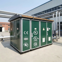 Transformateur triphasé 200 kVA, élévateur de tension, 400V vers 11kV, immergé dans l'huile