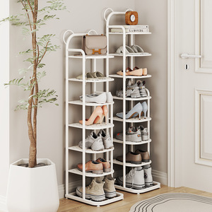Étagère à chaussures multi-niveaux en métal Jinsheng X327S, gain de place, rangement intérieur, armoire à chaussures pour entrée, utilisation domestique simple - Product Image 4