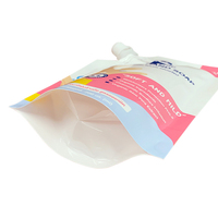 Sacs en plastique imprimés sur mesure, pochettes réutilisables à bec verseur pour l'emballage de savon liquide pour les mains