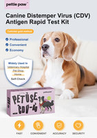 Clinique pour animaux de compagnie test en une étape test de diagnostic vétérinaire chien test rapide du virus de la maladie de Carré canin