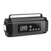 Démarreur de saut 1000A avec gonfleur de pneu 8000mAh et 150PSI pompe à air puissante avec pince intelligente pour lumière d'urgence pour balle de vélo de voiture