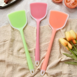 Hot Selling <b>Kitchen</b> <b>Accessories</b> Tools Silicone <b>Kitchen</b> Utensil Non-Stick Cooking Tools <b>Kitchen</b> Silicone Scraper Spatula Turner - Product Image 1
