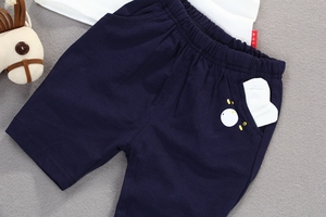 Dernier modèle de costume pour garçon en coton à col rond provenant d'un fournisseur chinois - Product Image 4